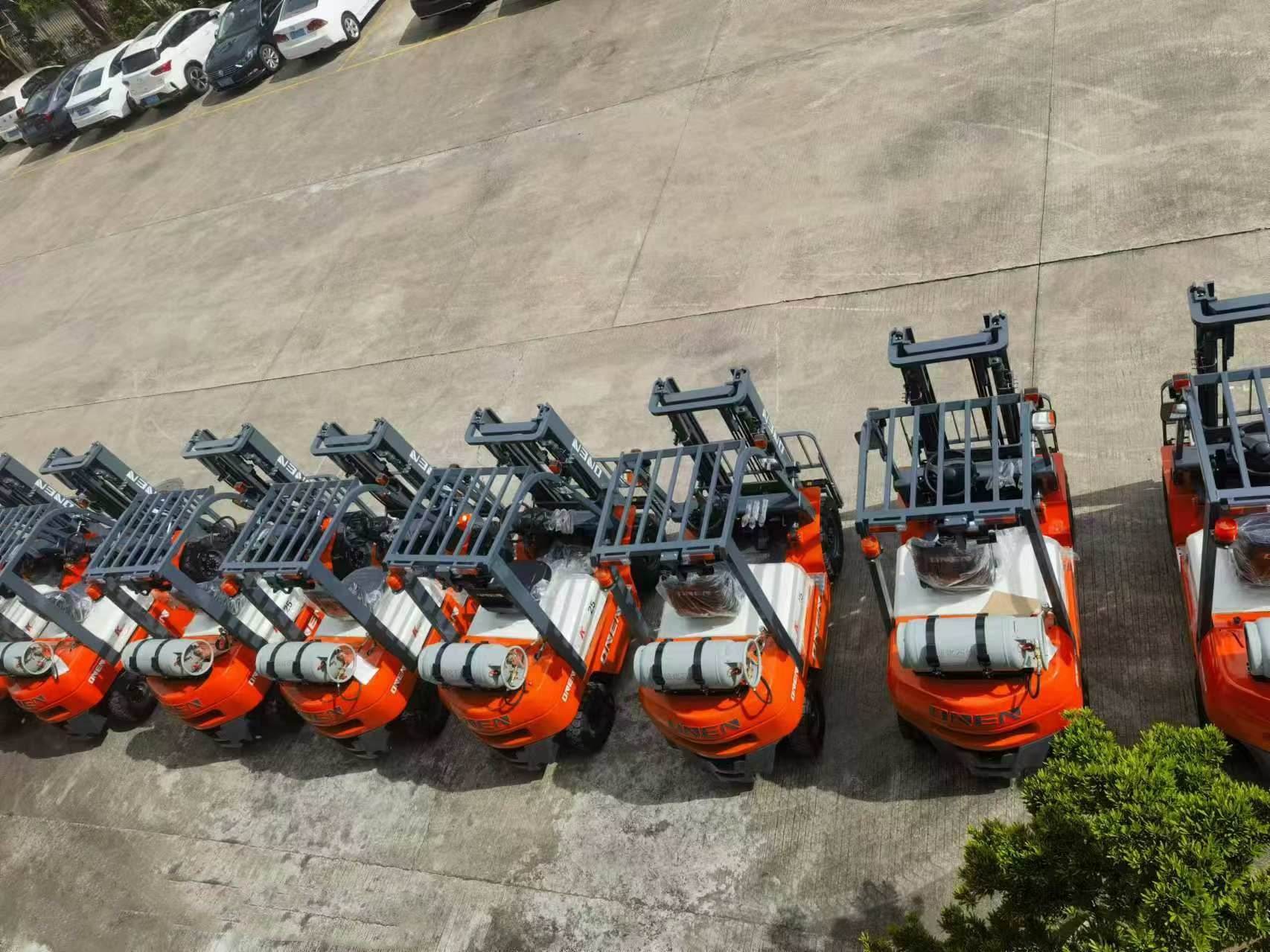 歐能LPG雙燃料叉車批量交付