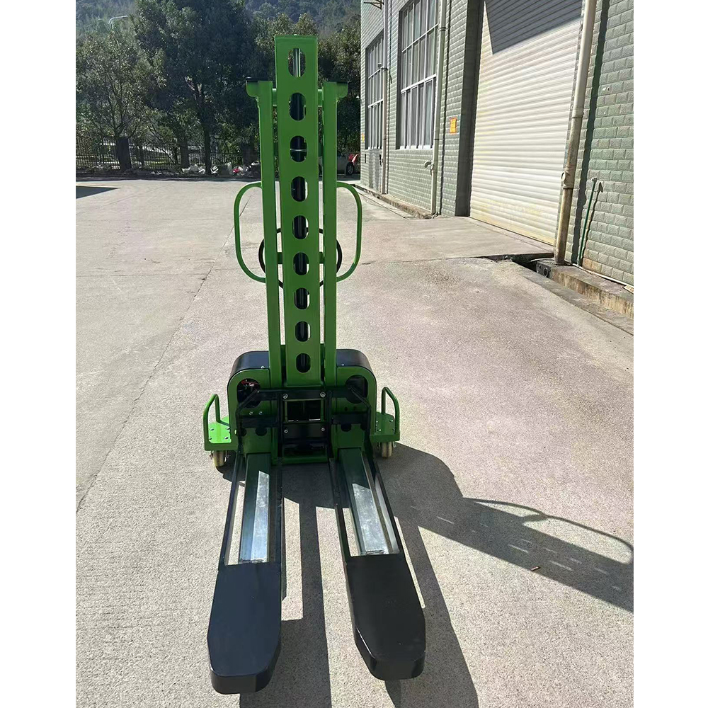 歐能CDD-SZT半電動自體登高堆高車 自提升降車搬運叉車 廠家直銷