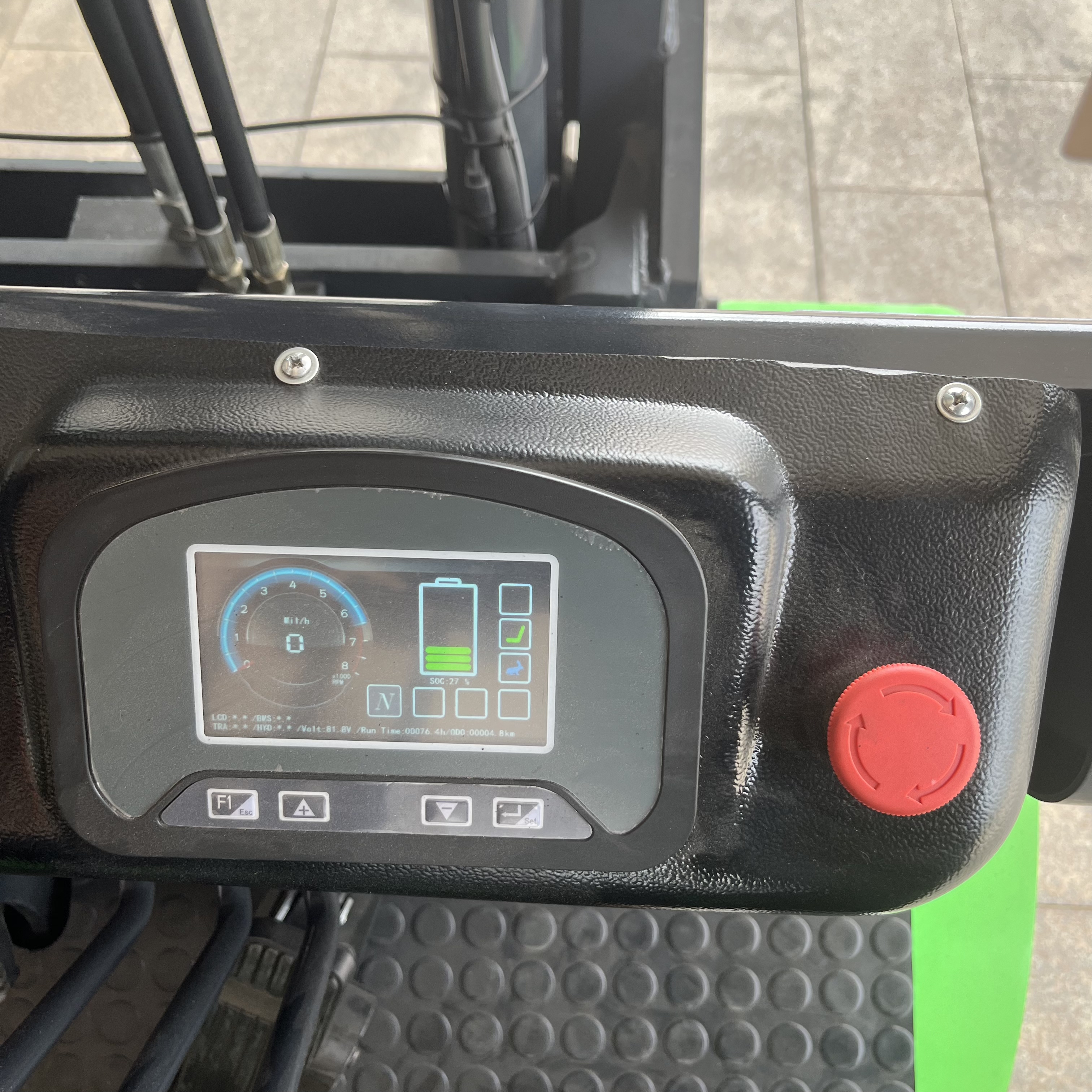 鋰電叉車-儀表盤