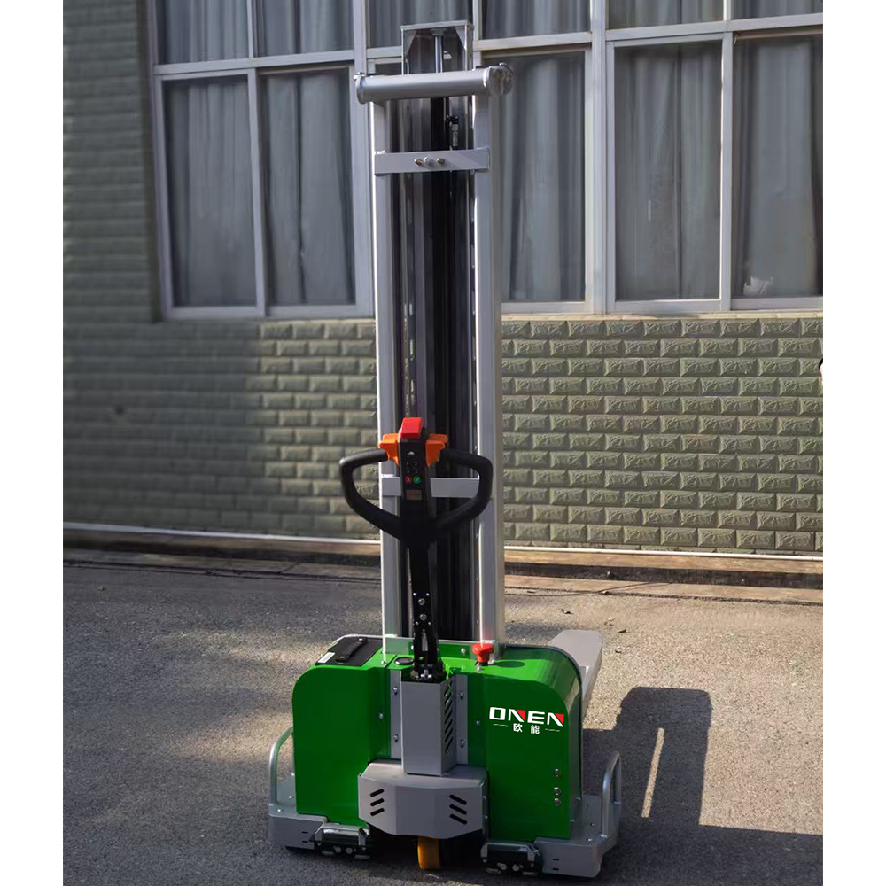 自体登高电动叉车 全电动堆高车 便携式自提升降车装载卸货搬运叉车