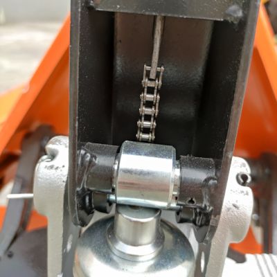 液压手动专业尼龙 PU 轮动力堆垛机叉车