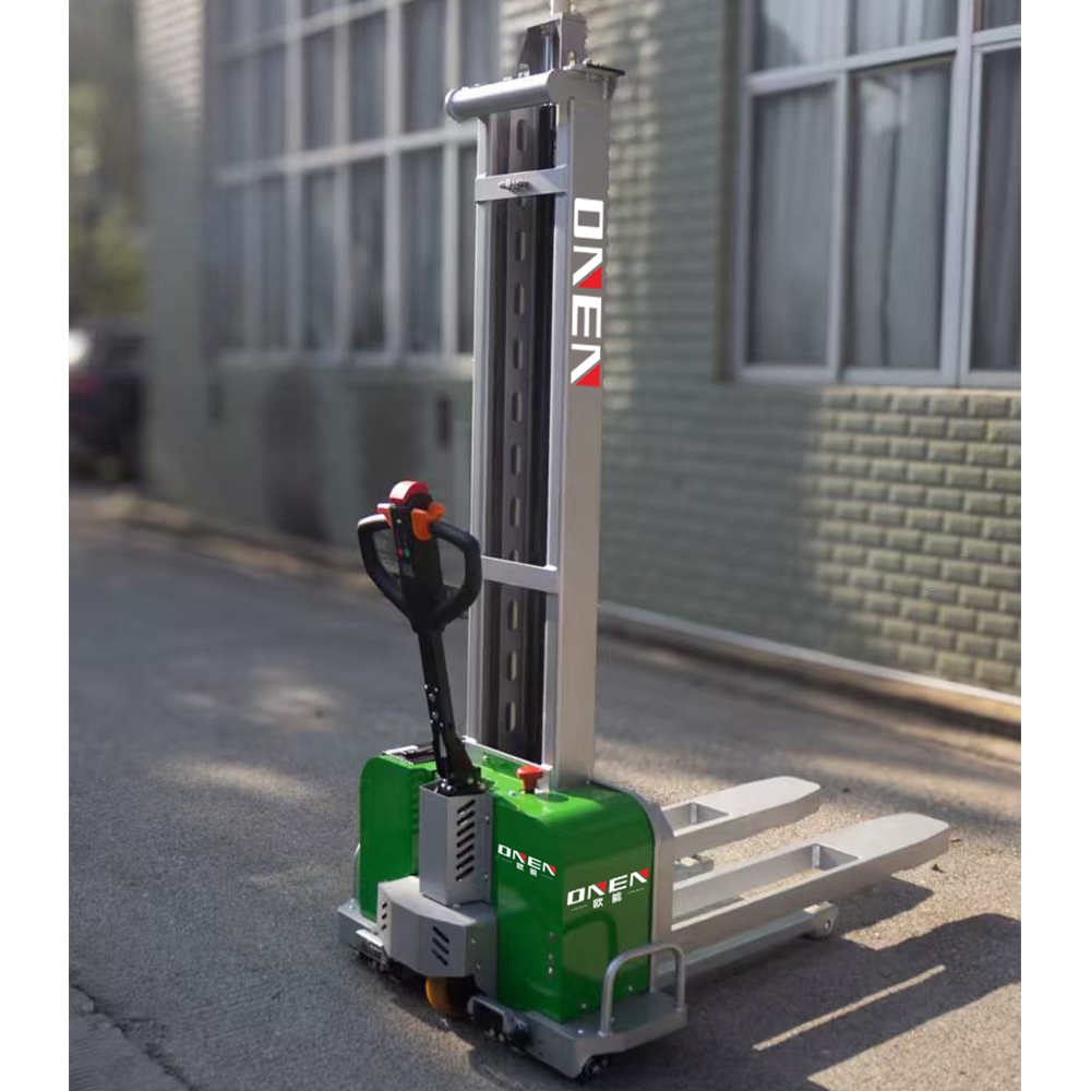 自体登高电动叉车 全电动堆高车 便携式自提升降车装载卸货搬运叉车