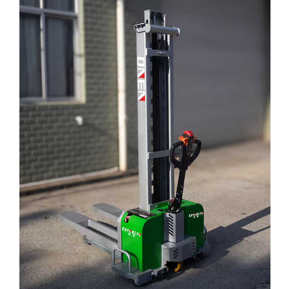 自体登高电动叉车 全电动堆高车 便携式自提升降车装载卸货搬运叉车